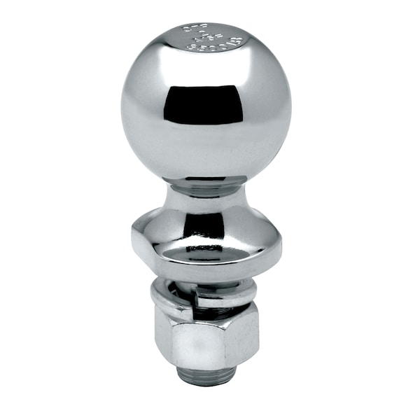 Reese 63822 Class II Hitch Ball - 2" Ball x 3/4" Shank x 2-3/8" Shank Length, 3,500 lbs. GTW, Chrome 63822 - main